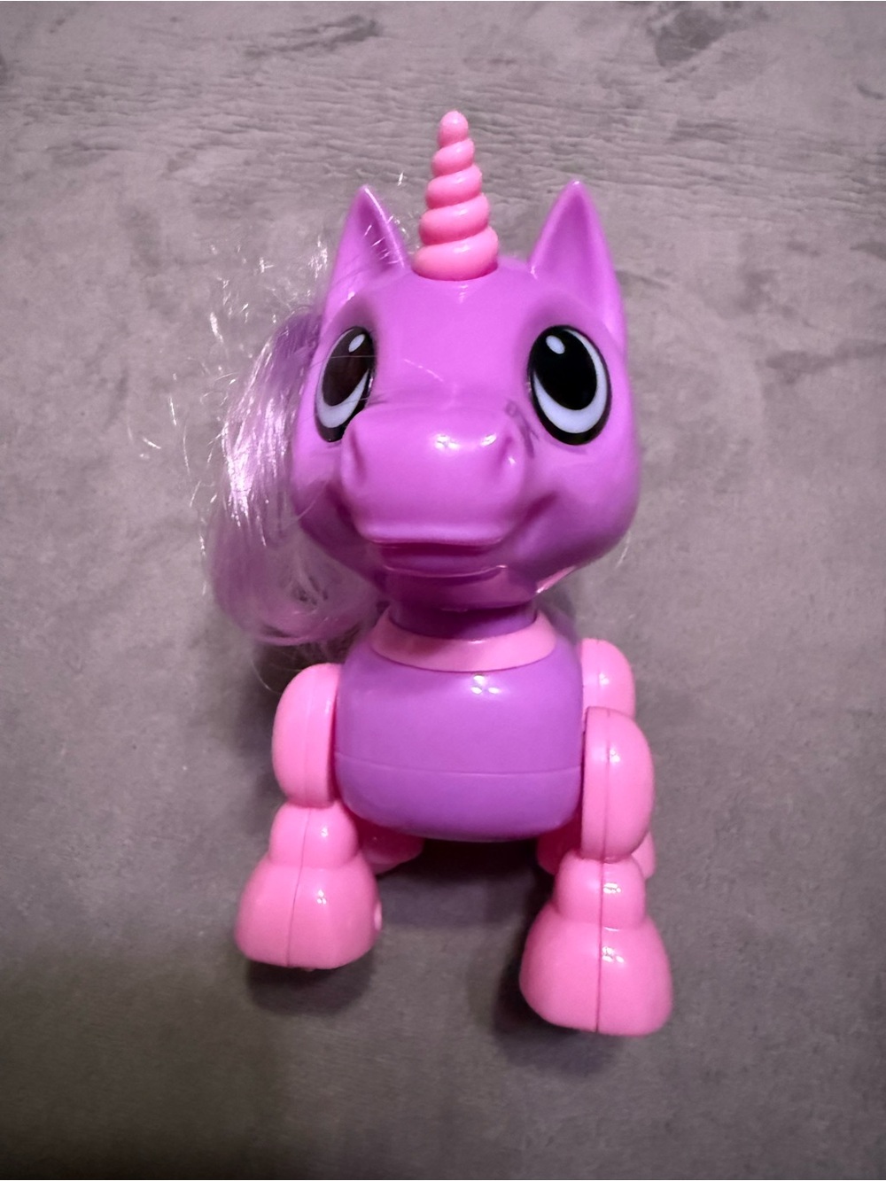 Tiny Movers Interactive Purple Pink Unicorn Walking Toy